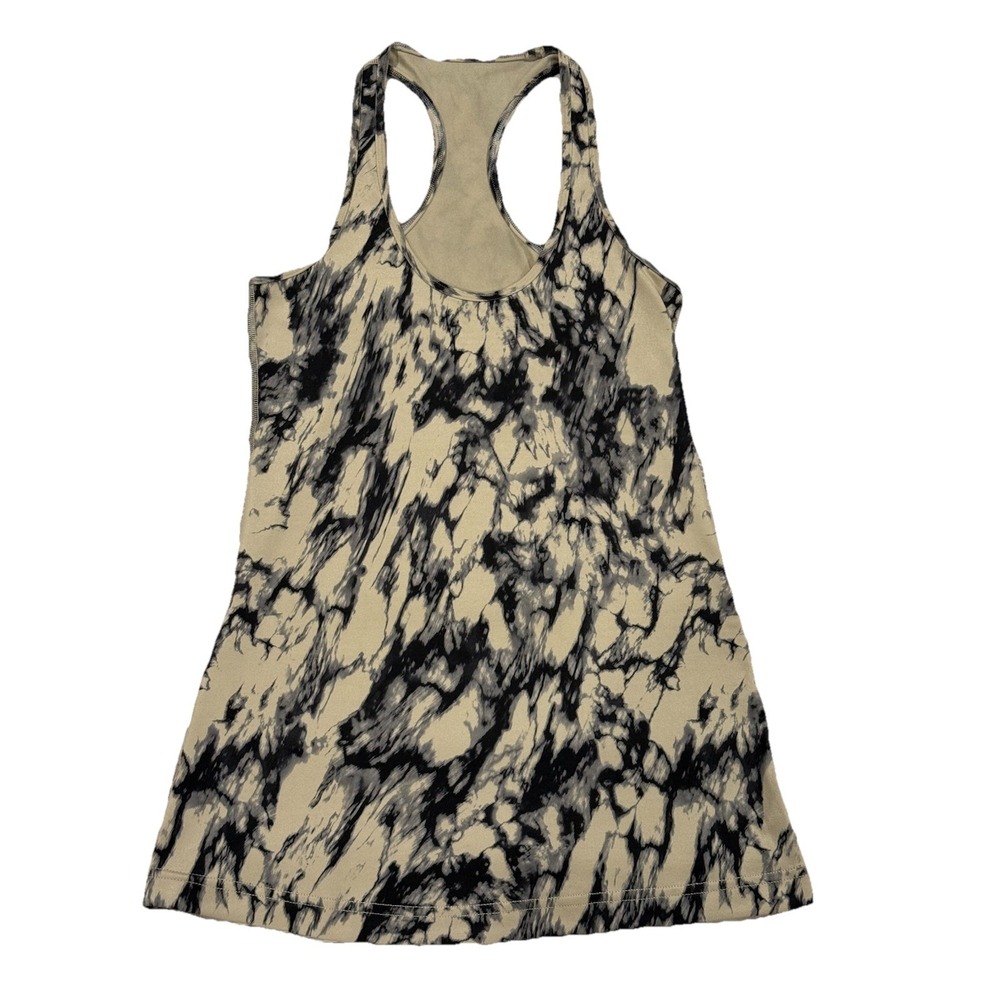 Lululemon Racerback Marble Pattern Tank‎ Top Size 6